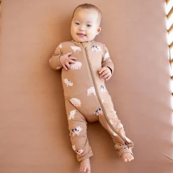 Sale Kyte Baby Zippered Romper in Pig