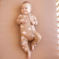 Sale Kyte Baby Zippered Romper in Pig