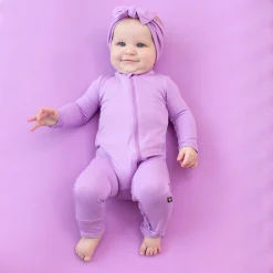 Outlet Kyte Baby Zippered Romper in Poi