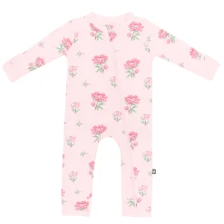 Best Kyte Baby Zippered Romper in Sakura Peony