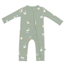 Best Kyte Baby Zippered Romper in Silly Goose