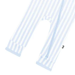 Best Kyte Baby Zippered Romper in Small Mist Stripe