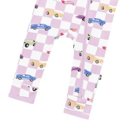 Hot Kyte Baby Zippered Romper in Sparkles and Speed