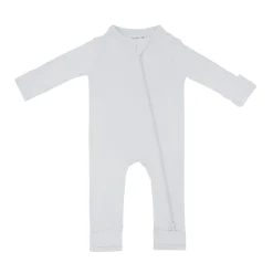 Outlet Kyte Baby Zippered Romper in Storm