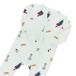New Kyte Baby Zippered Romper in Superman™