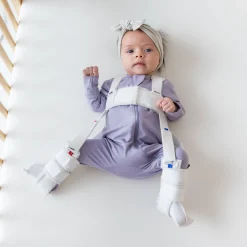 Clearance Kyte Baby Zippered Romper in Taro
