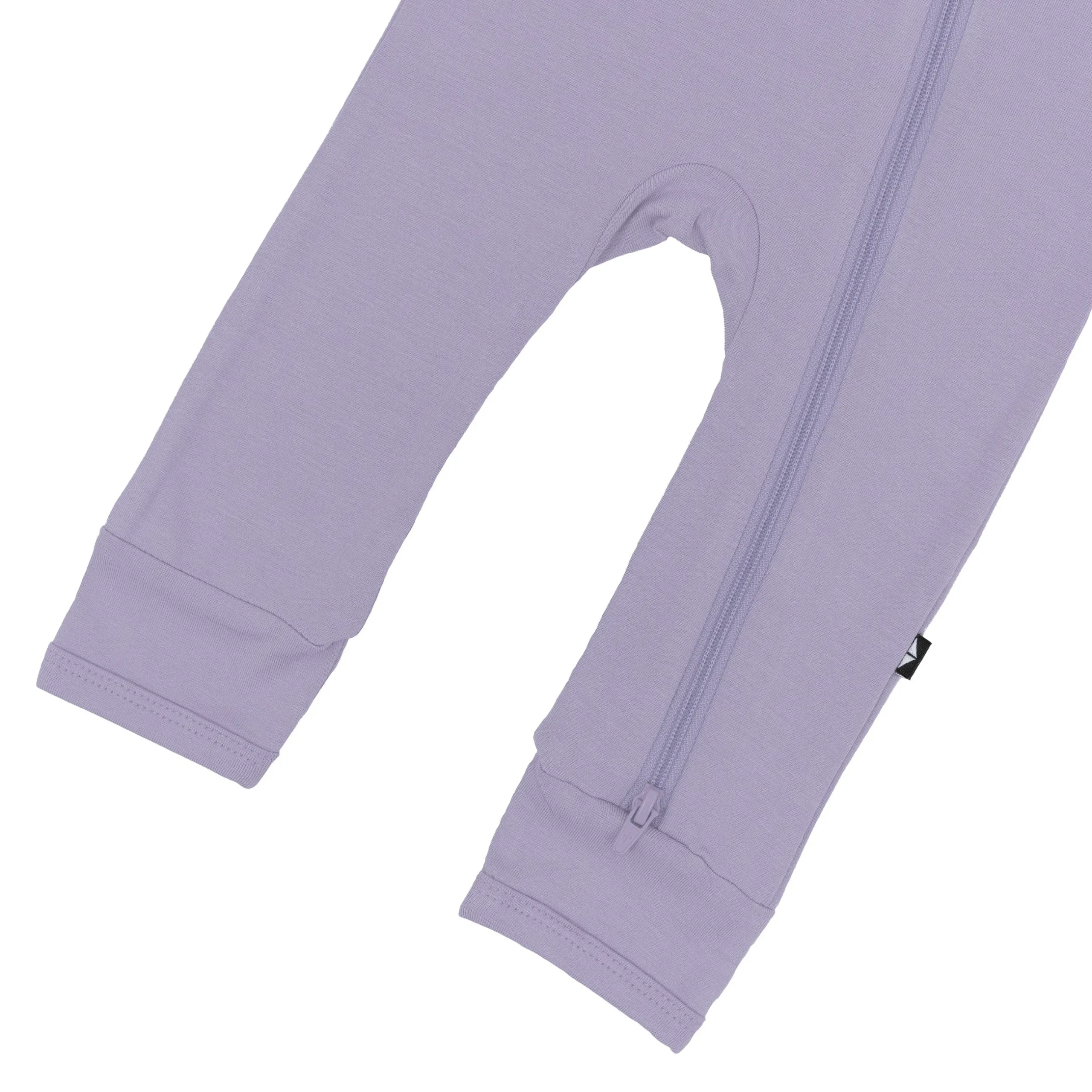 Clearance Kyte Baby Zippered Romper in Taro