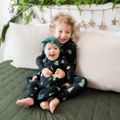Best Kyte Baby Zippered Romper in Twinkle Tree