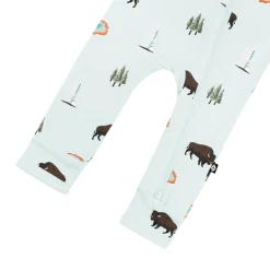 Hot Kyte Baby Zippered Romper in Yellowstone