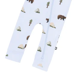 Clearance Kyte Baby Zippered Romper in Yosemite