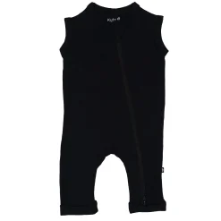 Clearance Kyte Baby Zippered Sleeveless Romper in Midnight