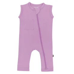 Outlet Kyte Baby Zippered Sleeveless Romper in Poi